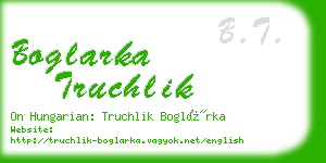 boglarka truchlik business card